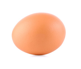 chicken egg isolated on white background.