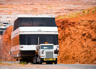 Big rig with big vacation boat