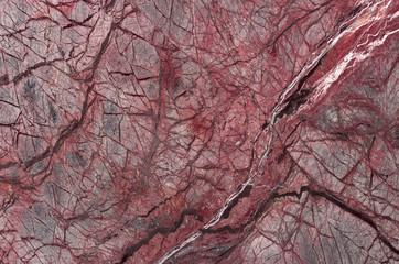 Marble red yellow texture, abstract background