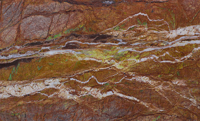 Marble red yellow texture, abstract background
