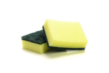 nylon fibers wool with sponge for cleaning ware