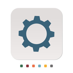 Papier Icon - Zahnrad