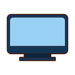 monitor computer isolated icon vector illustration design