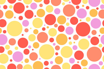 sweet circle seamless pattern vector background