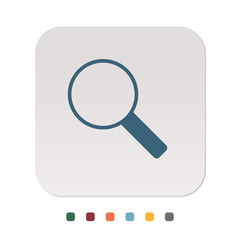 Papier Icon - Lupe Zoom