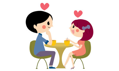 couple drink coffee together