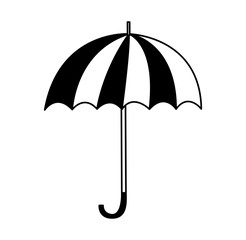 umbrella accessory isolated icon vector illustration design