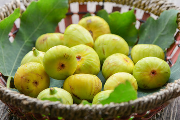 Ripe sweet figs