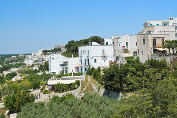 Obraz premium Panoramiczny widok na Cisternino. Apulia. Włochy.