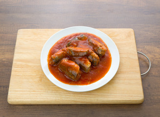 Mackerel in tomato sauce