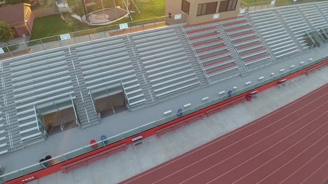 Sports Bleachers at University Track N Field 