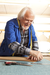 Cutter working in furniture factory