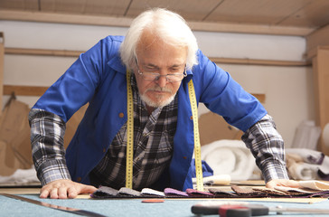 Cutter working in furniture factory