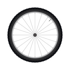 Naklejka premium bicycle wheel vector 