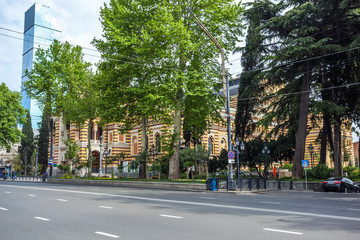 Georgian National Opera and Ballet Theater which built in 1851 in Tbilisi, Georgia