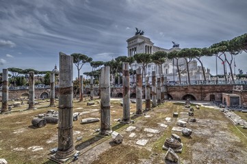 Trajan's Forum in Rome, Italy