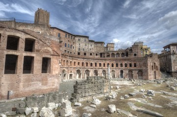 Trajan's Forum in Rome, Italy