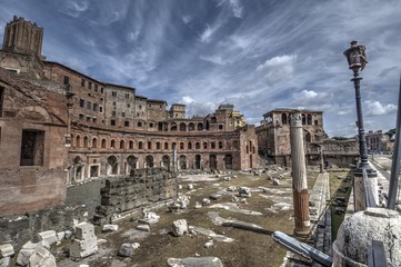 Fototapeta premium Trajan's Forum in Rome, Italy