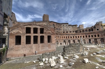 Trajan's Forum in Rome, Italy