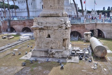 Trajan's Forum in Rome, Italy