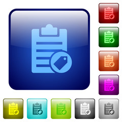 Note tagging color square buttons