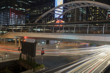 chong nonsi intersection night time