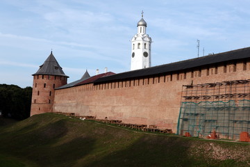 Fototapeta premium The Kremlin (Detinets-stronghold). Great (Veliky) Novgorod