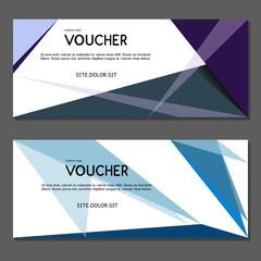 Fototapeta premium Gift voucher. Vector, illustration. 
