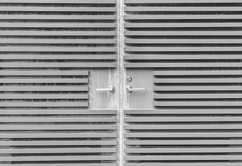 Old steel door background and texture.