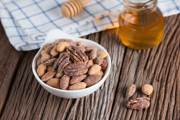Honey roasted mixed nuts.