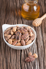 Honey roasted mixed nuts.