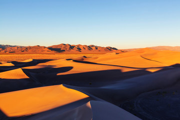 Sand dunes in California