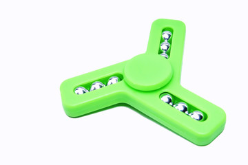 spinner stress relieving toy isolated on on white
