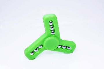 spinner stress relieving toy isolated on on white