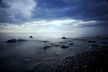 Gray clouds before the storm