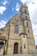 Fototapeta na wymiar Church of Our Lady (Upper Parish) in Bamberg