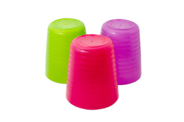 Plastic Cup isolated on white background