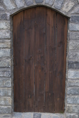 Fototapeta na wymiar An old wooden door