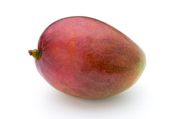Mango fruit isolated on white background .