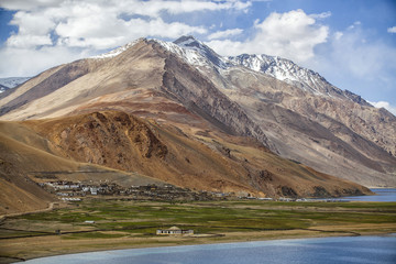 Fototapeta na wymiar Ladakh. North India. Tsomoriri Lake
