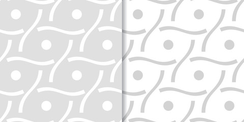 Abstract colored seamless pattern. Gray collection