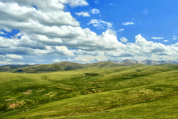 Fototapeta na wymiar Assy. Kazakhstan Mountains.