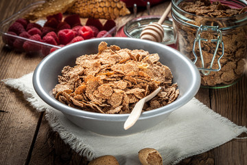 Bowl of cereals.