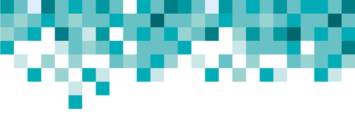 Abstract vector banner, concept of swimming pool. Color geometric background with squares