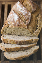 pain de campagne tranché 