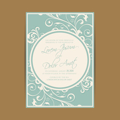 Wedding invitation and save the date cards