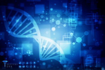 dna structure, abstract background