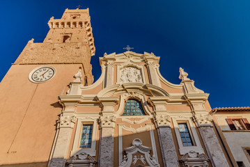 Fototapeta premium Panorama of the town of Pitigliano in tuscany, city of tuff Italy