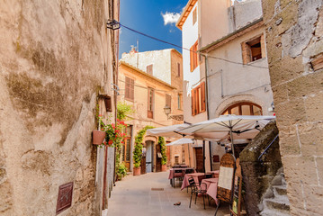 Panorama of the town of Pitigliano in tuscany, city of tuff Italy