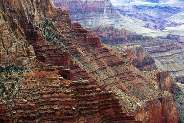 Stone layered cake of the Grand Canyon
